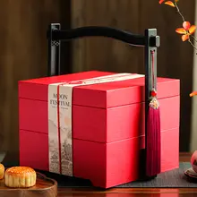 高級お菓子ギフトボックス【中国風装飾用・タッセル付き・お正月用】