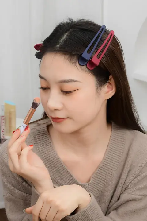男性用ヘアクリップ【無痕・ロングヘア対応・ダックビルクリップ】