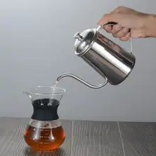 304ステンレス製手挽きコーヒーポット【細口・ロングノーズ・ドリップ式】