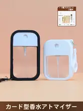 コンパクト型スプレーボトル【アルコール・ポケットサイズ・シリコンカバー・旅行用】