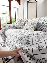 夏用冷感ソファカバー【全面カバー・アイスシルク・北欧スタイル】