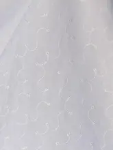 漂白色レース刺繍コットン生地【ブラウス・ドレス・ロリータ風】