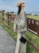 華やかなフラワープリントのショートワークジャケット【春秋用・女性・おしゃれ】