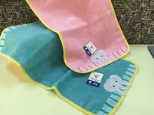 純綿製 子供用フェイスタオル【6枚セット・家庭用・洗顔用】