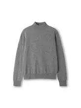 MAS&JM クラシックシリーズ Seamless 半高ネック カシミヤニット