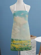 可愛いデザインの男女兼用エプロン【防水・キッチン用・夏用】