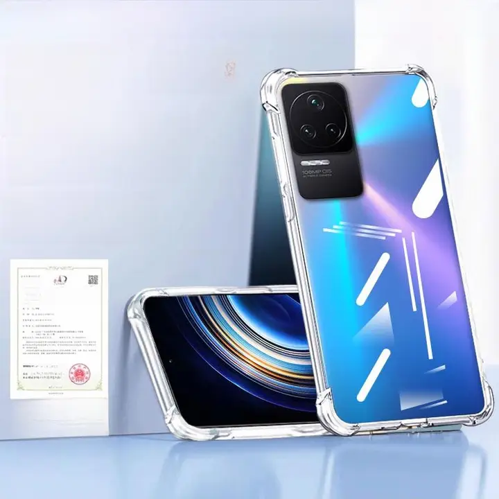 透明な保護ケース【紅米K50pro対応・薄型・衝撃吸収・ソフトシリコン・全包仕様】