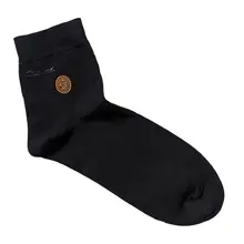 ビジネス用 メンズコットン中筒靴下【秋冬用・抗菌防臭・無地】