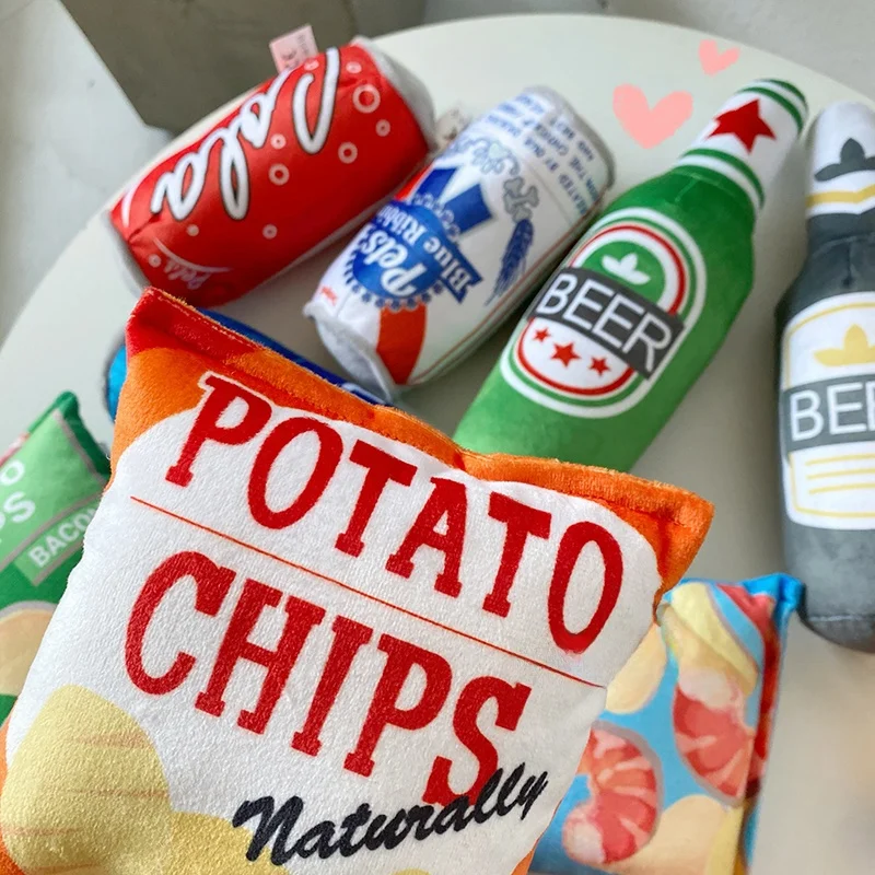 ペット用サウンド付きおもちゃポテトチップス：耐噛みと毛並みケアが実証された実用性を解説