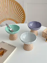 デザートボウル 脚付き インスタ映え 可愛い アイス プリン ヨーグルト フルーツ オートミール