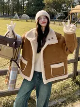 リバーシブルショートライダースジャケット【羊毛混・秋冬用・暖かい】