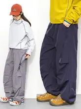 冬用アウトドア加絨防水カーゴパンツ【厚手・防風設計・登山用】