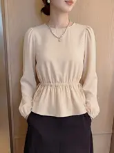 洗練されたデザインのブラウス【春夏用・高級感・大きいサイズ】