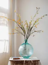 高級アートフラワー インテリア装飾用造花【リビング・ダイニングテーブル用・緑植物ディスプレイ】