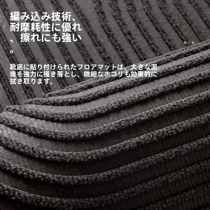 屋外用玄関マットの耐久性と清掃性を実証：大江製厚手丙綿マット