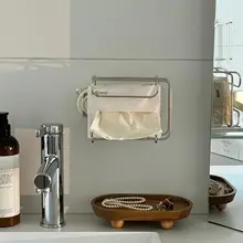 吸盤式湿ったティッシュ収納ラック【壁掛け・穴あけ不要】