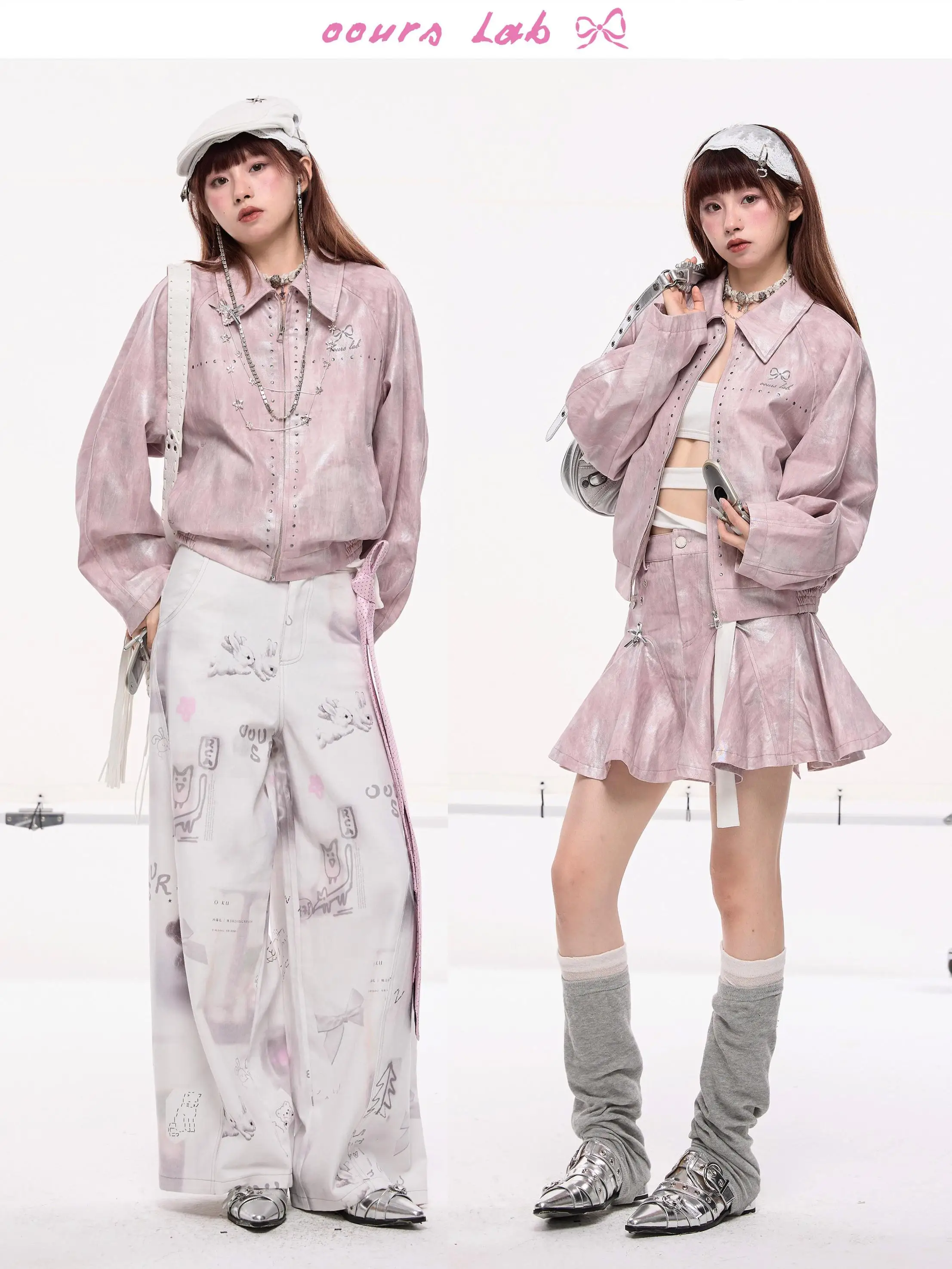 10月23度に着る服装は、どう選ぶ？——オーバーサイズのピンクセットアップが解決する秋の通勤悩み