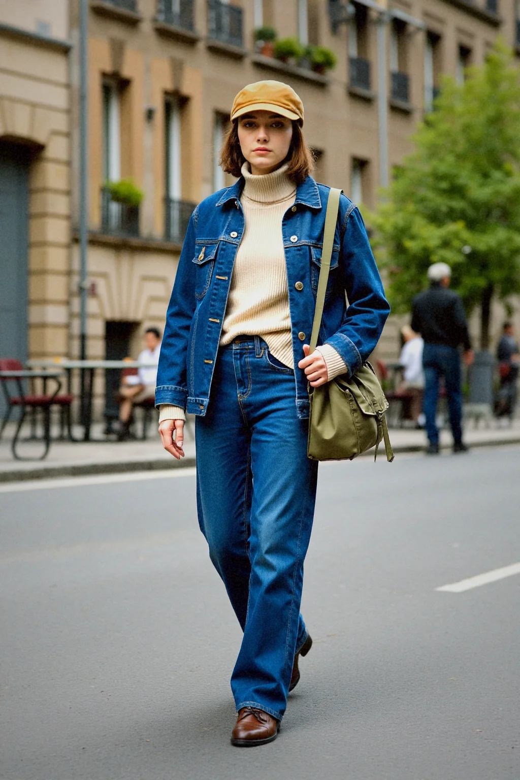 大人可愛い服40代コーデの本質とは？刺繍フードスウェットで心の余裕を演出
