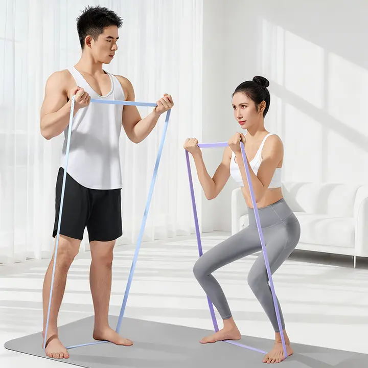 umay フィットネス用エクササイズバンド【筋力トレーニング・背中や脚の強化・補助用】