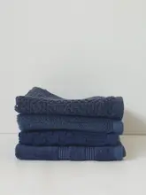極上の柔らかさ！全 cotton 大判タオル【吸水性・深藍色・多用途】
