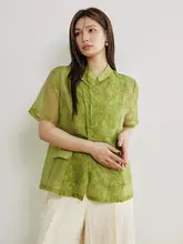 国風新中式デザインの印花短袖ワンピース【盤扣・キャミソール付き】（セットアップ対応）