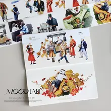 マスキングテープ ステッカー ダイカット 手帳 デコ オリジナル 油絵風 イラスト PET 和紙 文房具 「moodtape.」