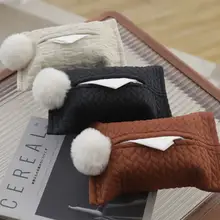 シンプルなリビング用ティッシュボックス【収納便利・ベッドサイド・テーブル用】