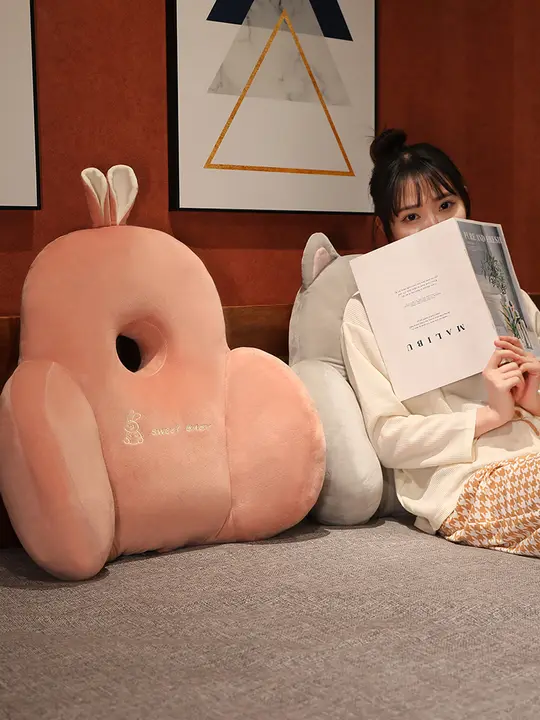 かわいいデザインのクッション【ソファ用・リビング・オフィス・寝室に最適】