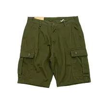 アメリカンクラシックデザインの夏用ワイドカーゴショートパンツ【多ポケット・フィット】