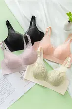 極上の柔らかさ！妊婦用授乳ブラジャー【ノンワイヤー・防下垂・透け感のある薄手】