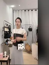 NNO ベルベット スパンコール ドレス ハンドバッグ