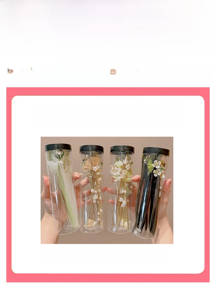 古風な木製ヘアピン：日韓スタイルのまとめ髪に最適な高級感デザイン