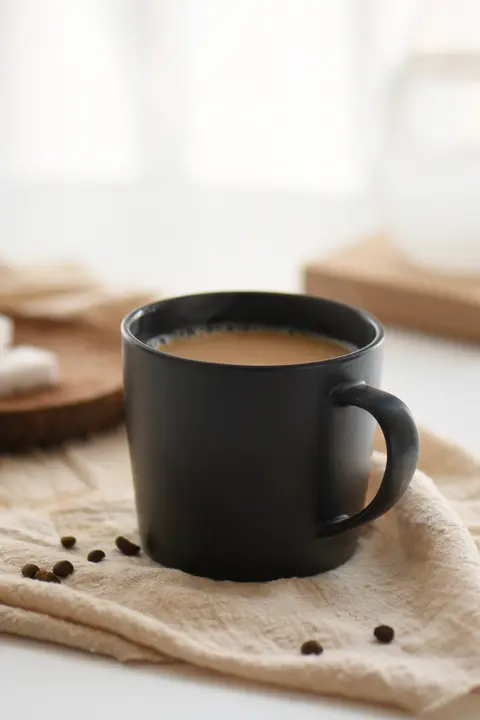 三拾家 蓋付きマグカップ【シンプルデザイン・陶器製・コーヒー・ミルク用】