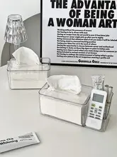 デスク上多機能収納ボックス【ティッシュボックス・文房具収納・リモコンラック】
