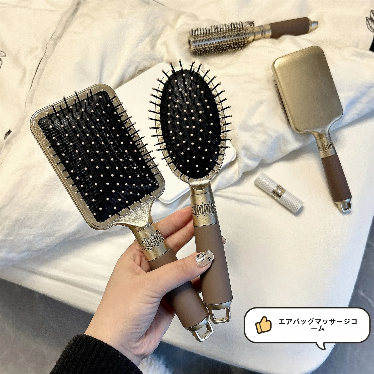 防静電気ヘアブラシのマッサージ効果とボリュームアップ機能は実際どうなのか