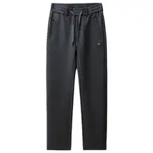 男士スポーティパンツ【ゆったりストレート・ウエストゴム・秋冬用】