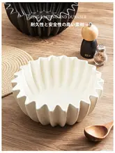 二重構造のデザイン皿【ホテル用・花柄・独特な形状・レストラン向け】
