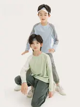 長袖Tシャツ キッズ ボーイズ 紫外線対策 通気性 アウトドア 春 秋