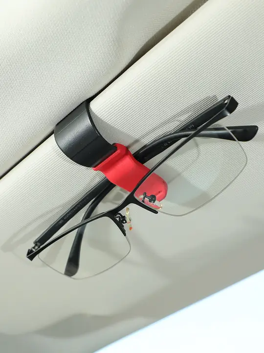車内用 多機能サングラス収納ホルダー【サンシェード用・カードホルダー付き】