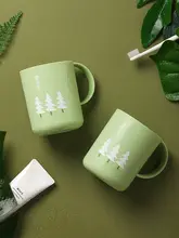 カップ付き歯ブラシセット【プラスチック製・カップ2個・子供用・カップル向け】