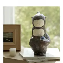アーティスト手作り陶器デスクトップ装飾品【ヴィンテージ風・ユニークデザイン】