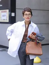 MsDidion コットン混合 厚手シャツ【秋冬用・高密度・レイヤードスタイル】