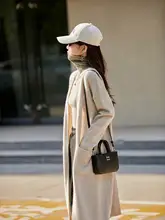 秋冬用 厚手のウールカーディガン【ゆったりシルエット・ニット・女性用】