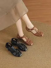 エレガントなローマ風サンダル【女性用・平底・編み込みデザイン・夏用】（セットアップ対応）
