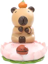 カピバラモチーフのスマホスタンド【デスクトップ装飾・オフィス用・効果】