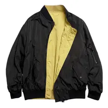 黒のリバーシブルジャケット【女性用・シンプルデザイン・春夏向け】