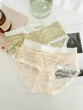 春用レディースレーストライアングルパンティ【透明感・通気性・無痕・中腰】