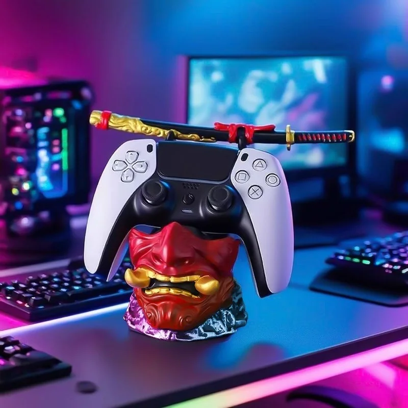 対馬島ゲームコントローラースタンド：ゲーミングデスク周りの便利グッズとしての実用性とデザイン