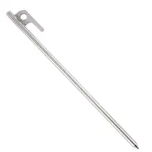 Selpa 304ステンレス製 地面用ピン 40cm【アウトドア・キャンプ・テント用】