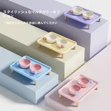 猫用陶器製食器【防漏・高台デザイン・水洗い可能】